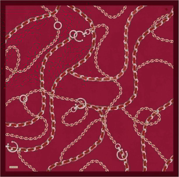 Armine Desenli İpek Sura Eşarp 9346-32