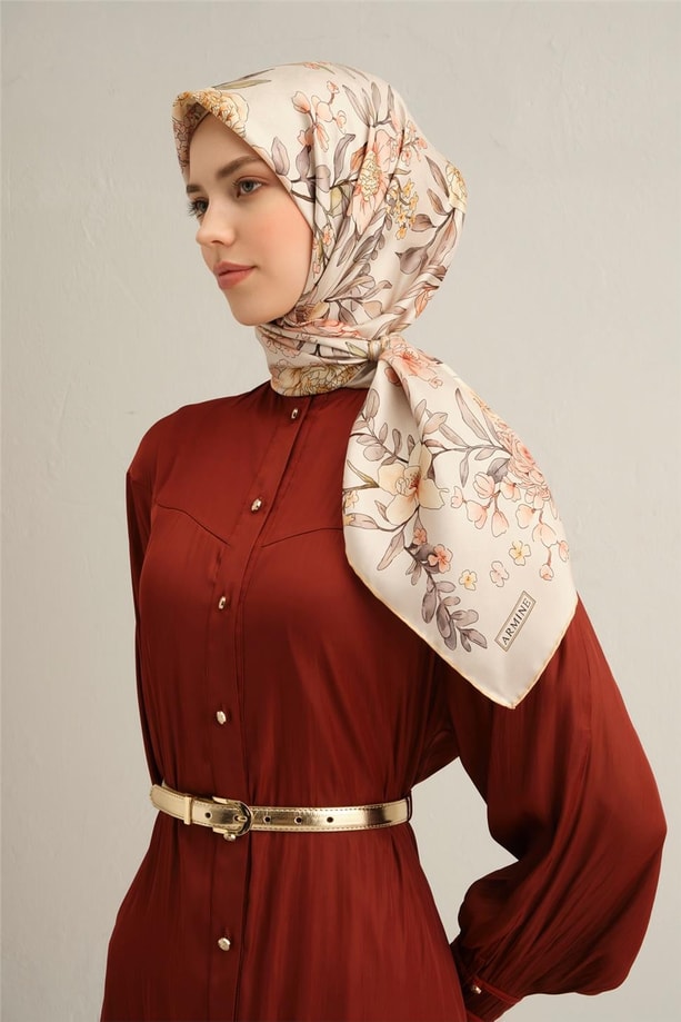 Armine Dijital İpek Eşarp 9347D (S) 02