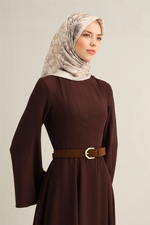 Armine Dijital Saf İpek Eşarp 9347D (T) 83