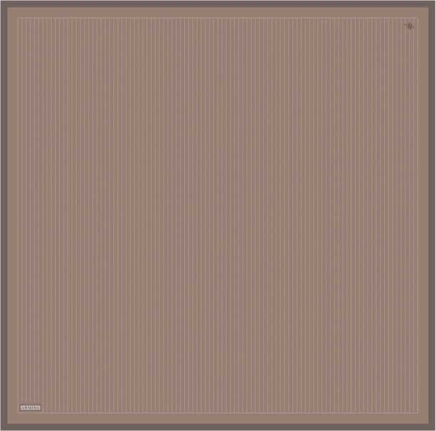 Armine Desenli Saf İpek Twill Eşarp 9348-36