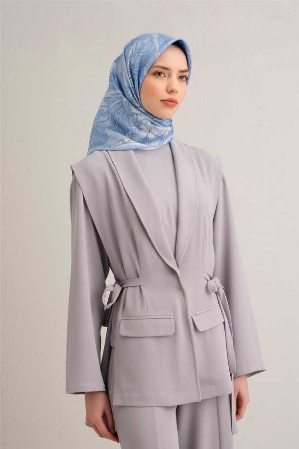 Armine Dijital Saf İpek Eşarp 9353D (S) 37
