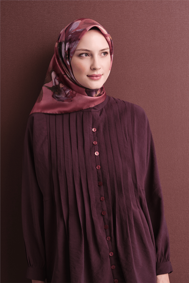 Armine Saf İpek Twill Eşarp 9611D 31
