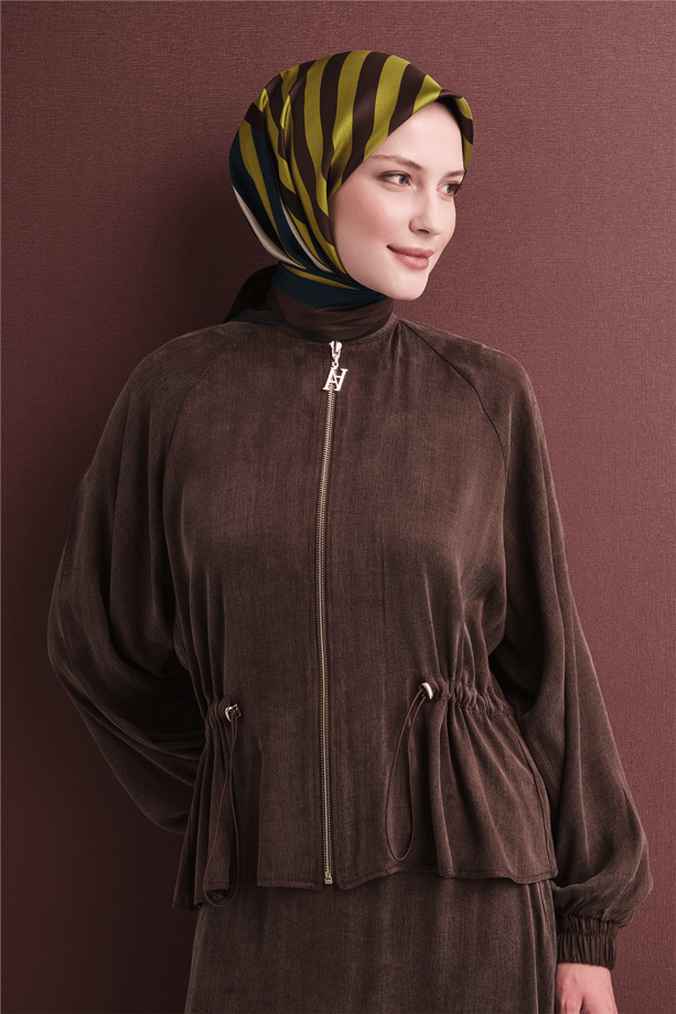 Armine Saf İpek Twill Eşarp 9615D 04