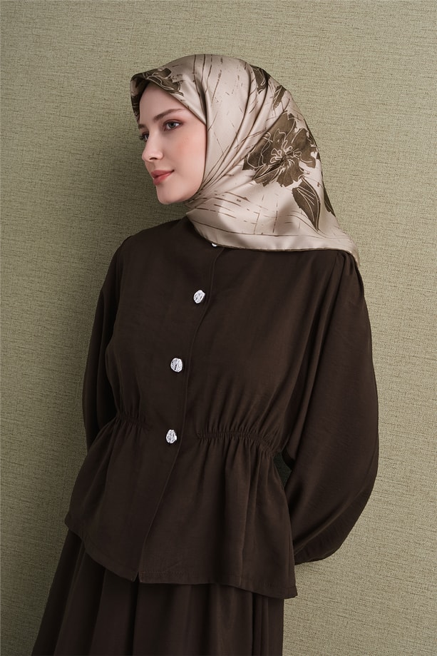 Armine Saf İpek Twill Eşarp 9617D 56