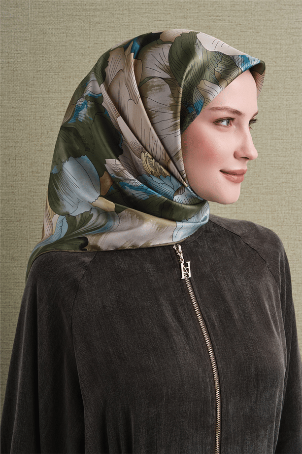 Armine Saf İpek Twill Eşarp 9627D 83