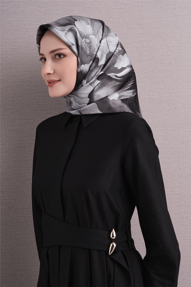 Armine Saf İpek Twill Eşarp 9627D 86