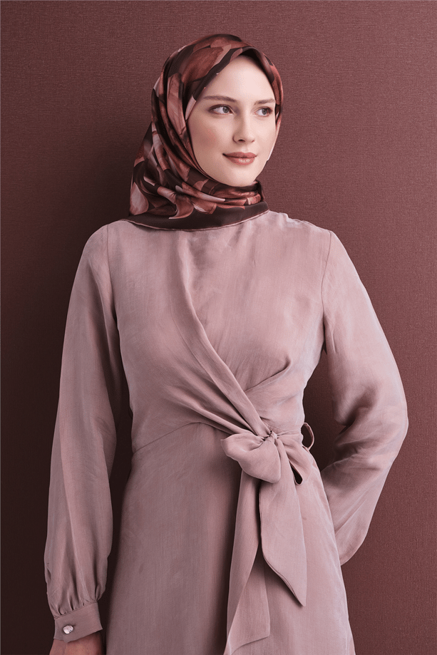 Armine Saf İpek Twill Eşarp 9632D 55