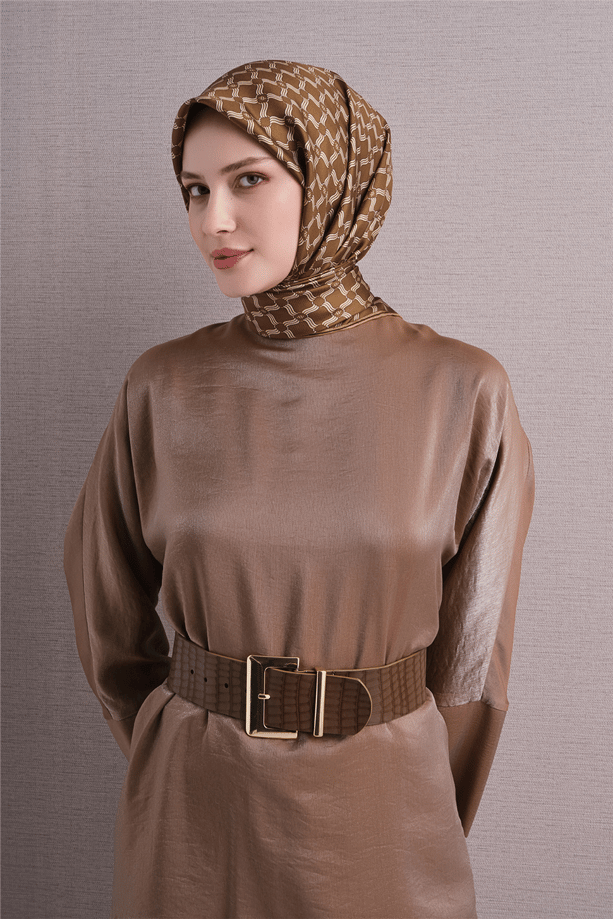 Armine Saf İpek Twill Eşarp 9636D 31