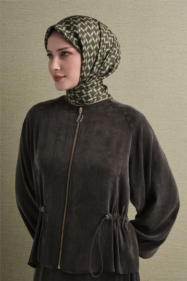 Armine Saf İpek Twill Eşarp 9636D 81