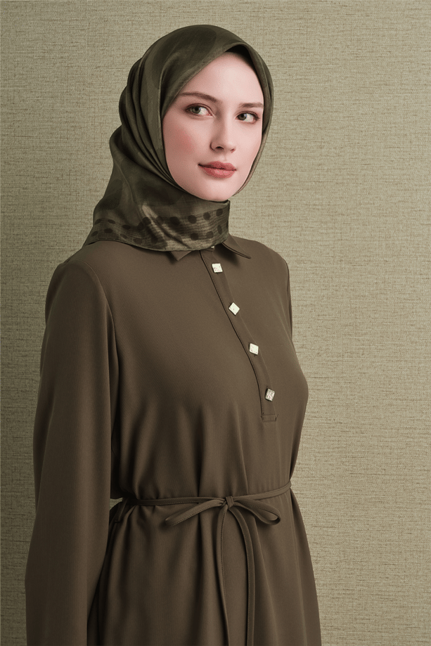 Armine Saf İpek Twill Eşarp 9637D 53