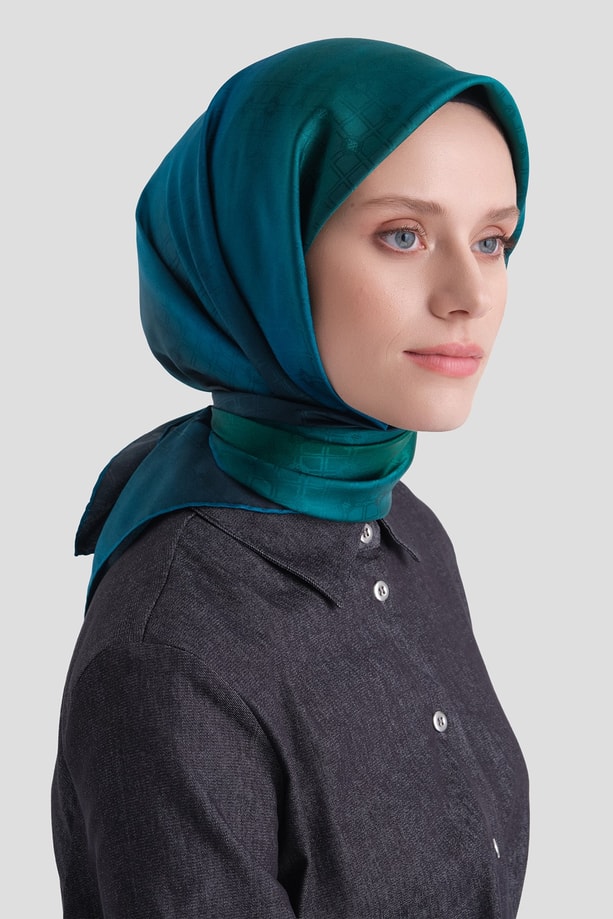 Armine Jakarlı İpek Eşarp 9647D 07 