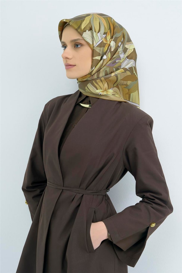Armine  Saf İpek Twill Eşarp 9500D 50