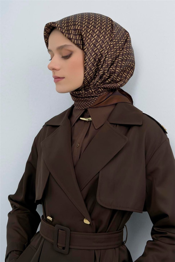 Armine  Saf İpek Twill Eşarp 9502D 06