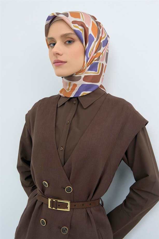 Armine  Saf İpek Twill Eşarp 9504D 31
