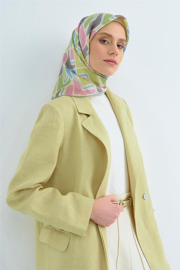 Armine  Saf İpek Twill Eşarp 9504D 85