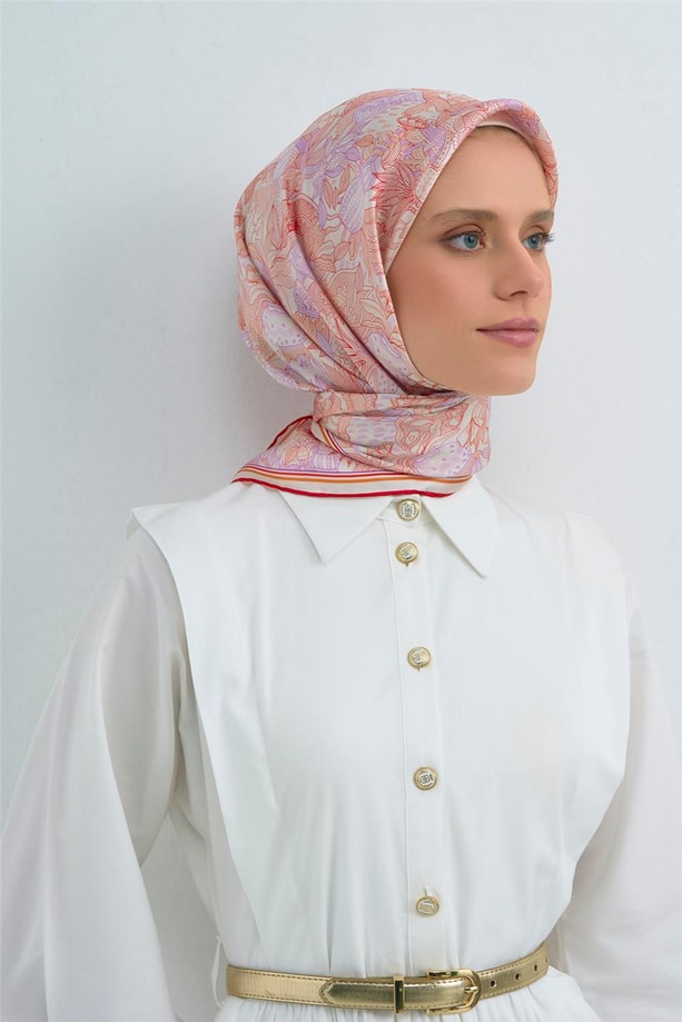 Armine  Saf İpek Twill Eşarp 9508D 56