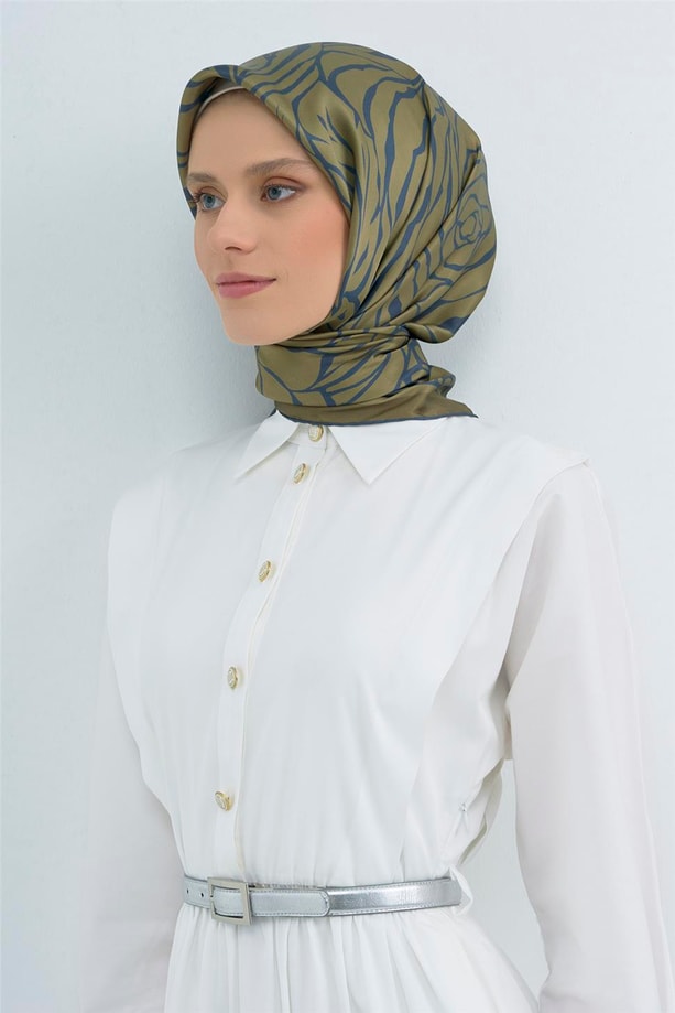 Armine  Saf İpek Twill Eşarp 9511D 08