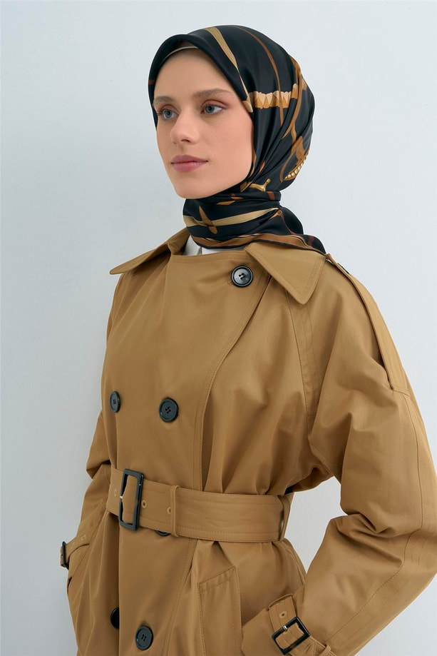 Armine  Saf İpek Twill Eşarp 9517D 04
