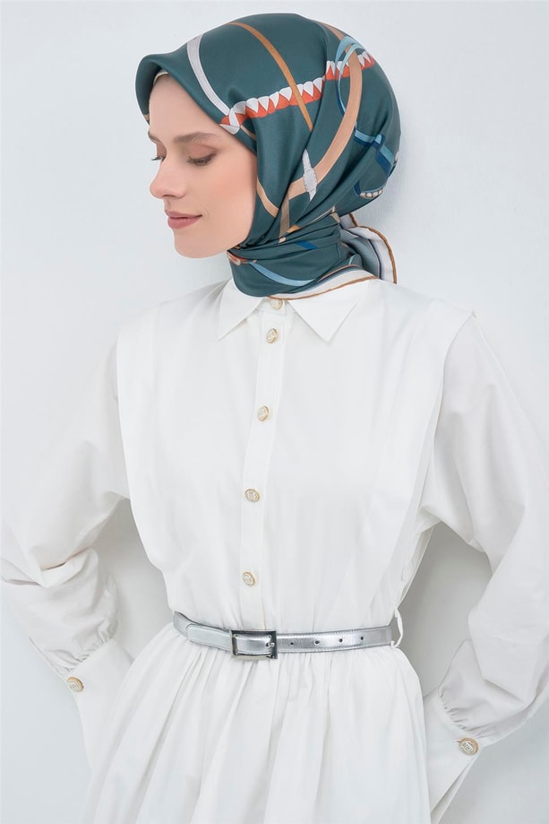 Armine  Saf İpek Twill Eşarp 9517D 81