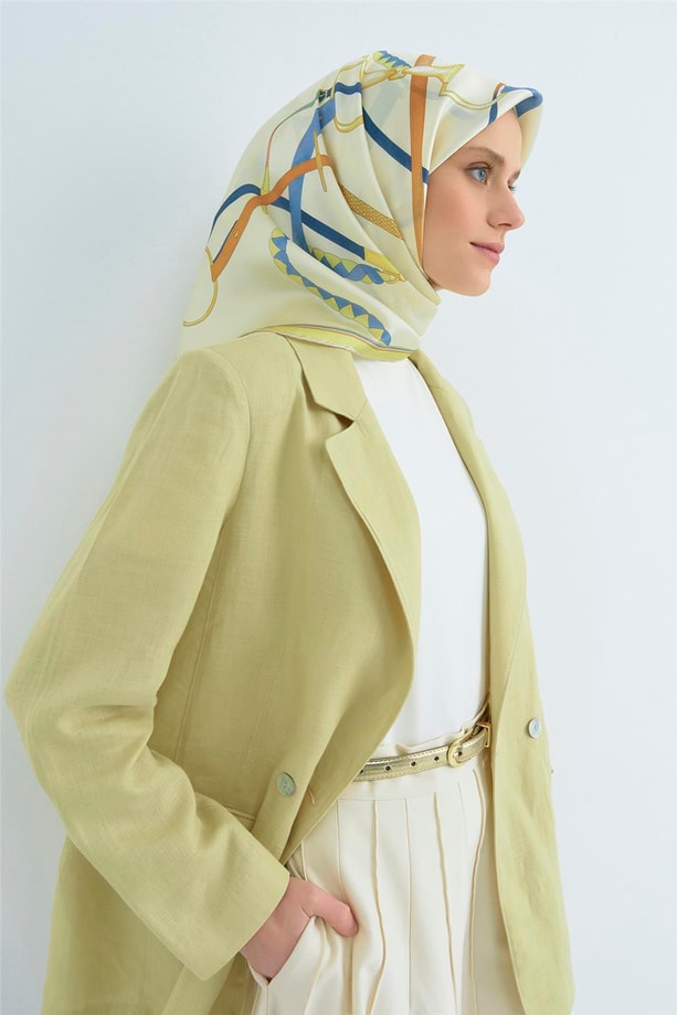 Armine  Saf İpek Twill Eşarp 9517D 83