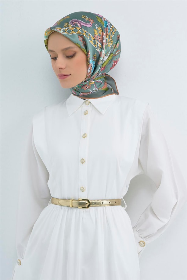Armine  Saf İpek Twill Eşarp 9535D 53