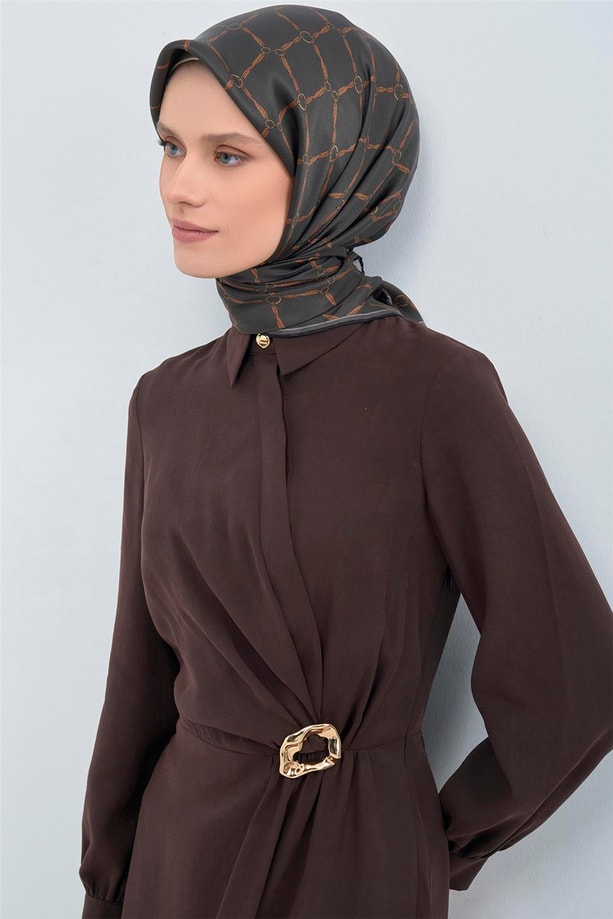 Armine  Saf İpek Twill Eşarp 9538D 54