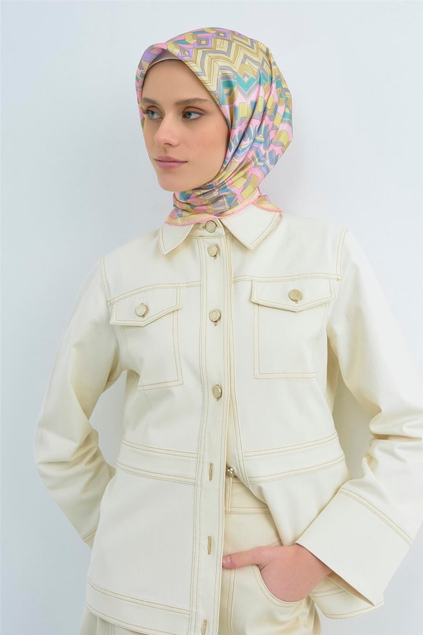 Armine  Saf İpek Sura Eşarp 9542D 55