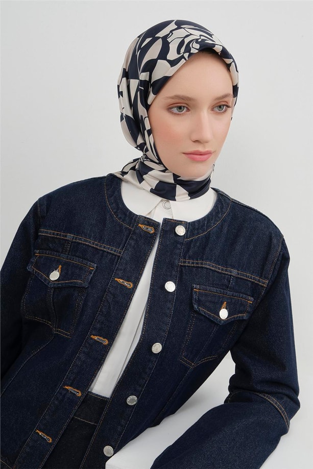Armine  Saf İpek Twill Eşarp 9551D 06