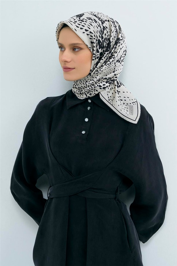 Armine  Saf İpek Twill Eşarp 9552D 81