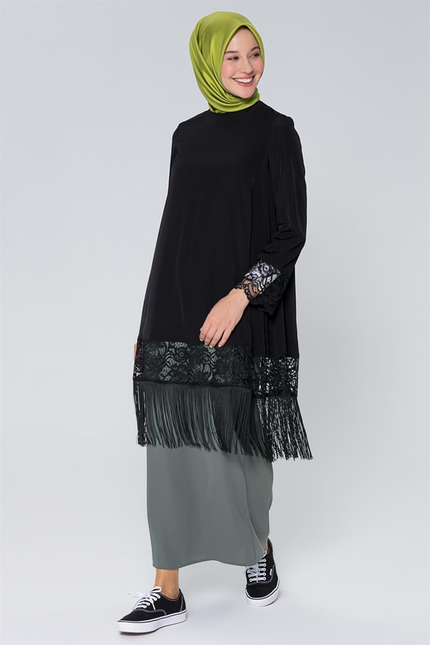 Armine Düz Etek 11Ka5501 Haki