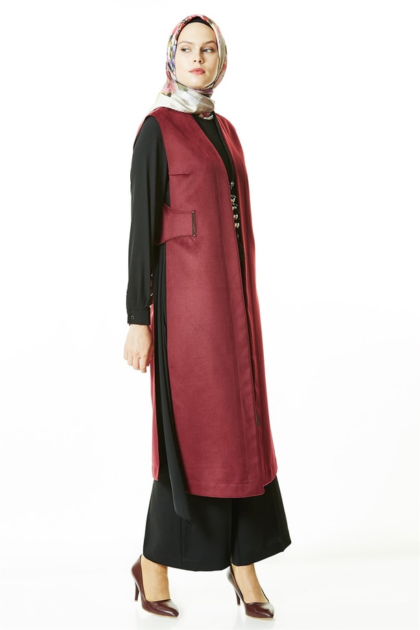 Armine Yelek 18Ka4505 Bordo