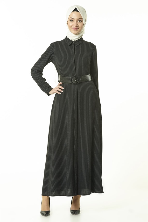 Armine Elbise 18Ka9608 Siyah