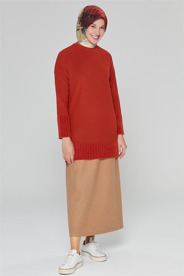 Armine Solda Cepli Etek 20Ka1011 Camel