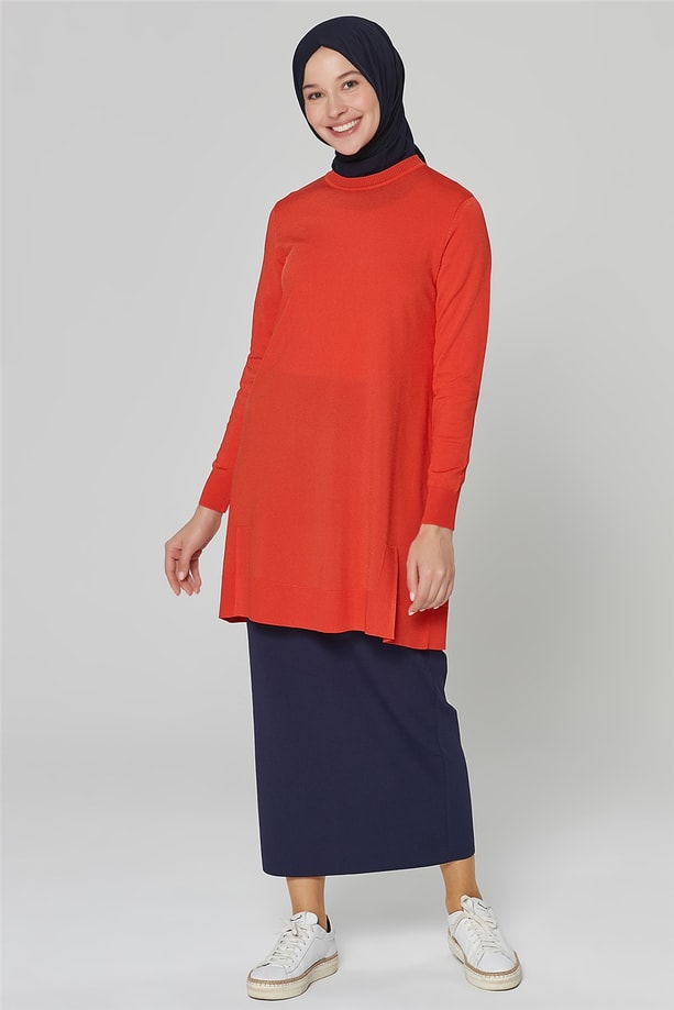Armine Triko Tunik 20Ka2002 Kırmızı