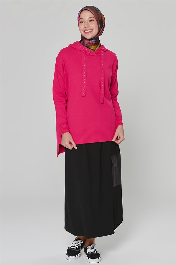 Armine Triko Tunik 20Ka2011 Fuşya