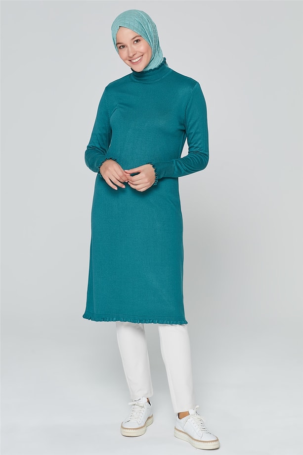 Armine Triko Tunik 20Ka2029 Petrol