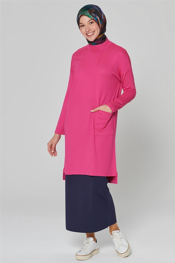 Armine Tunik 20KA2034 Fuşya