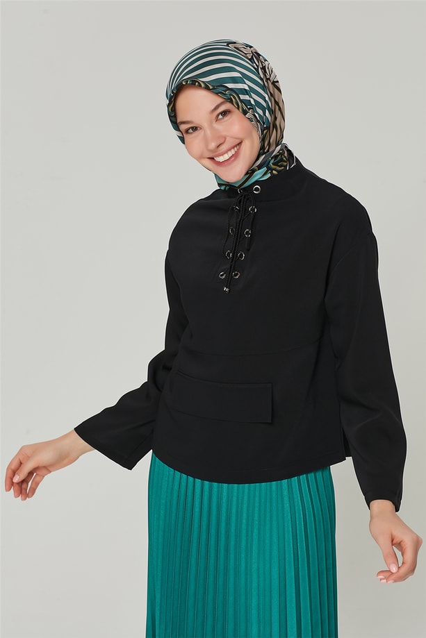 Armine Bluz 20KA3924 Siyah
