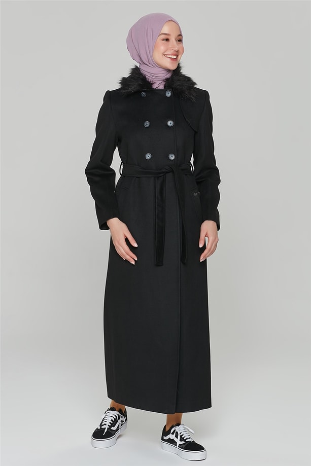 20K8425 Armine Manto Siyah