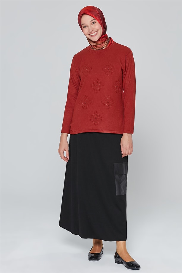 Armine Triko Kazak 20Ka9003 Kiremit