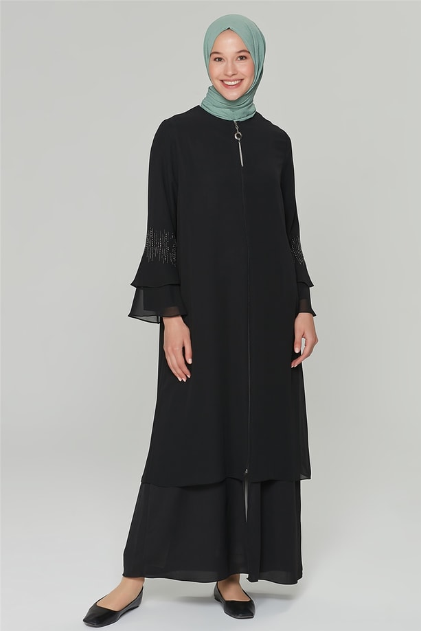 Armine Elbise 20Ya3306 Siyah