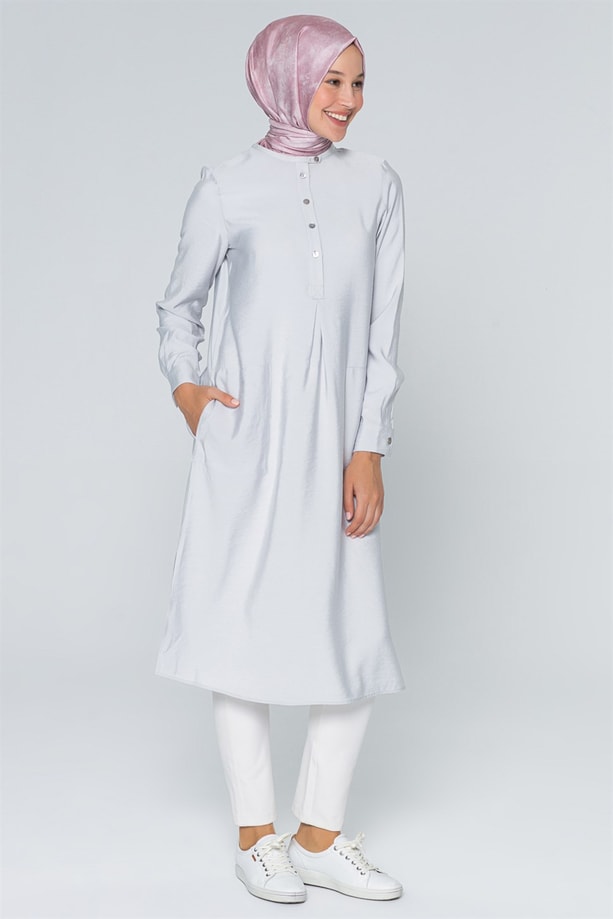 Armine Tunik 20Ya4254 Gri