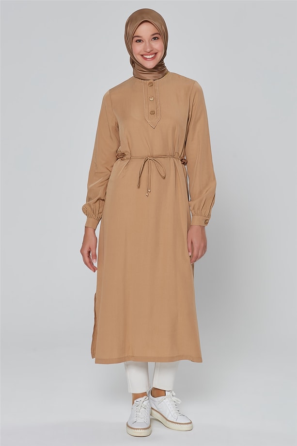 Armine Tunik 20Ya4415 Koyu  Bej