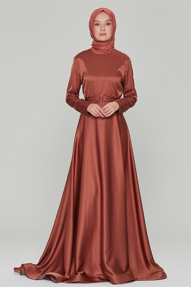 Armine Saten Abiye 20Ya9204 Bakır