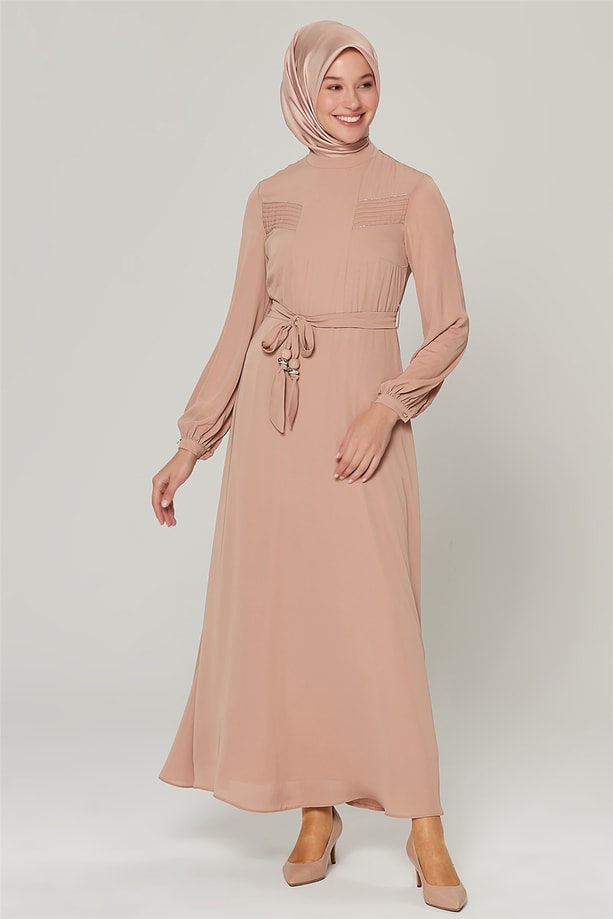 Armine Elbise 20Yra906 Bej