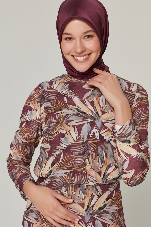 Armine Elbise 20Yra916 Gülkurusu