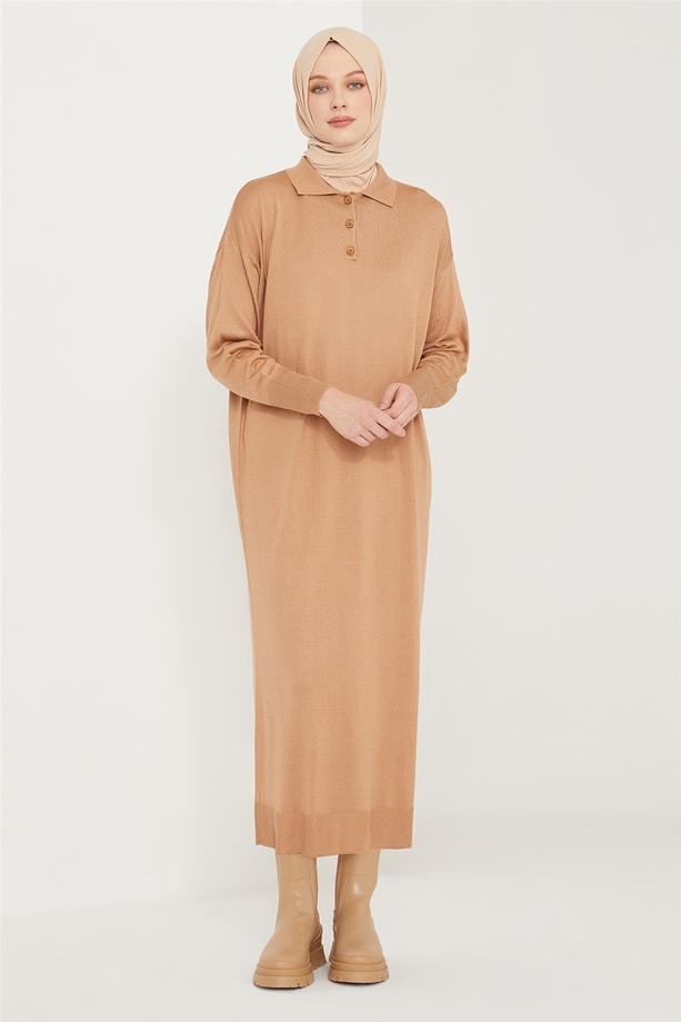 Armine Elbise 21KD2010 Camel
