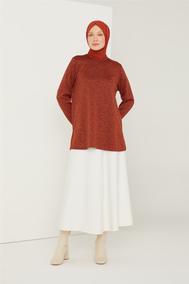 Armine Tunik 21KD4338 Kiremit