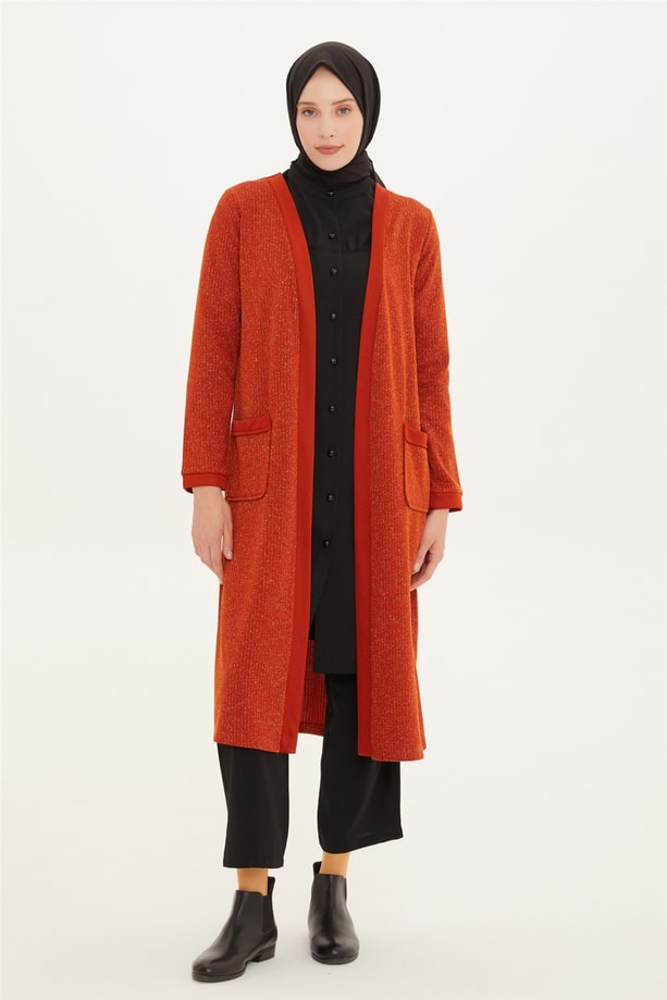 Armine Hırka 21KD4341 Kiremit