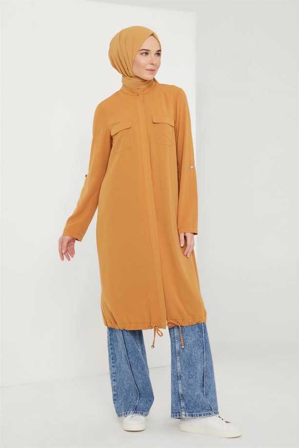 Armine Cepli Spor Tunik 21K4359 Safran